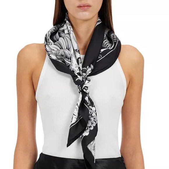 NWT Ferragamo Togo Silk Scarf